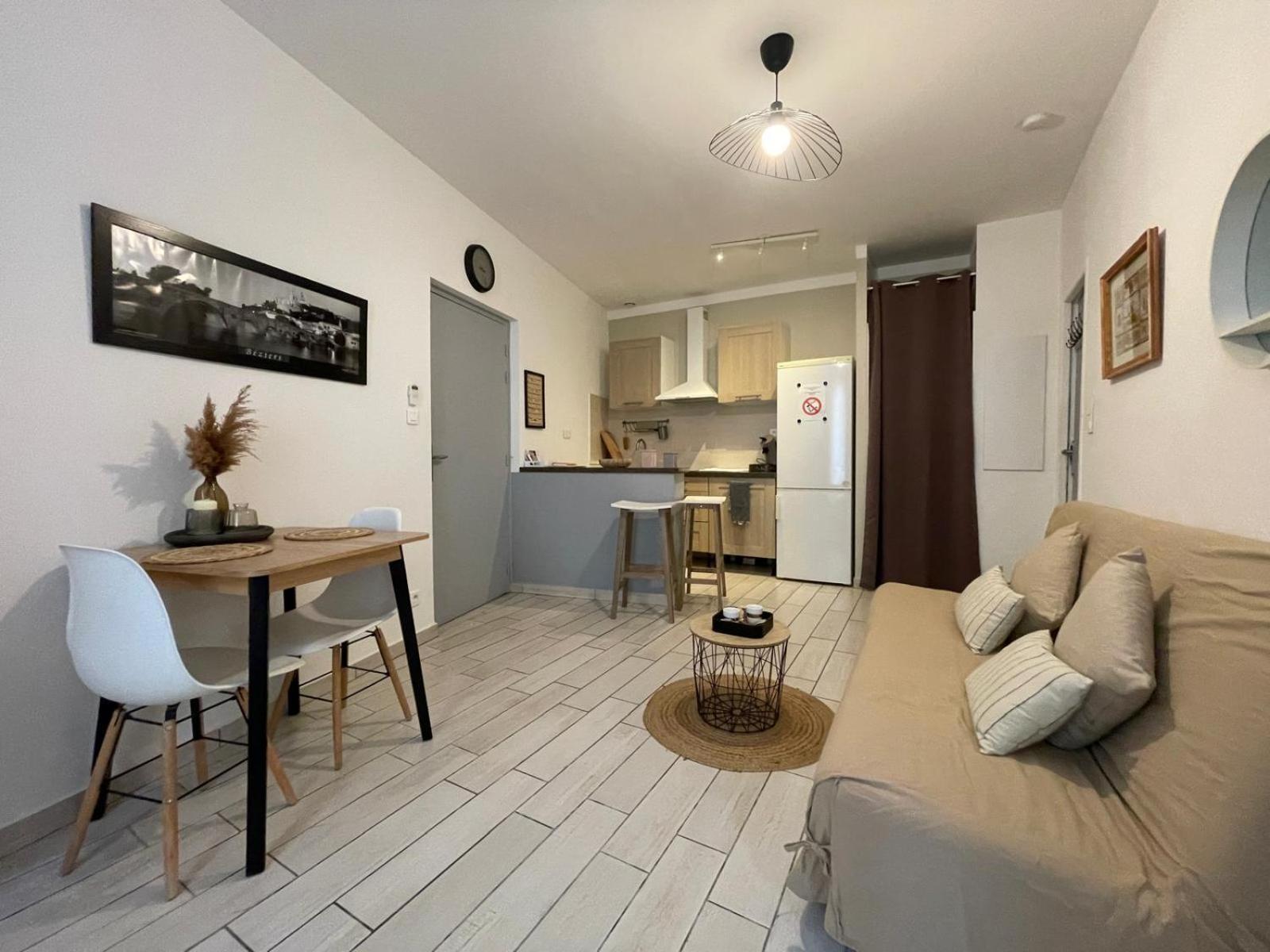 Joli Appartement Hypercentre T2, Classe Meuble De Tourisme 3 Avec Parking Gratuit 贝济耶 外观 照片