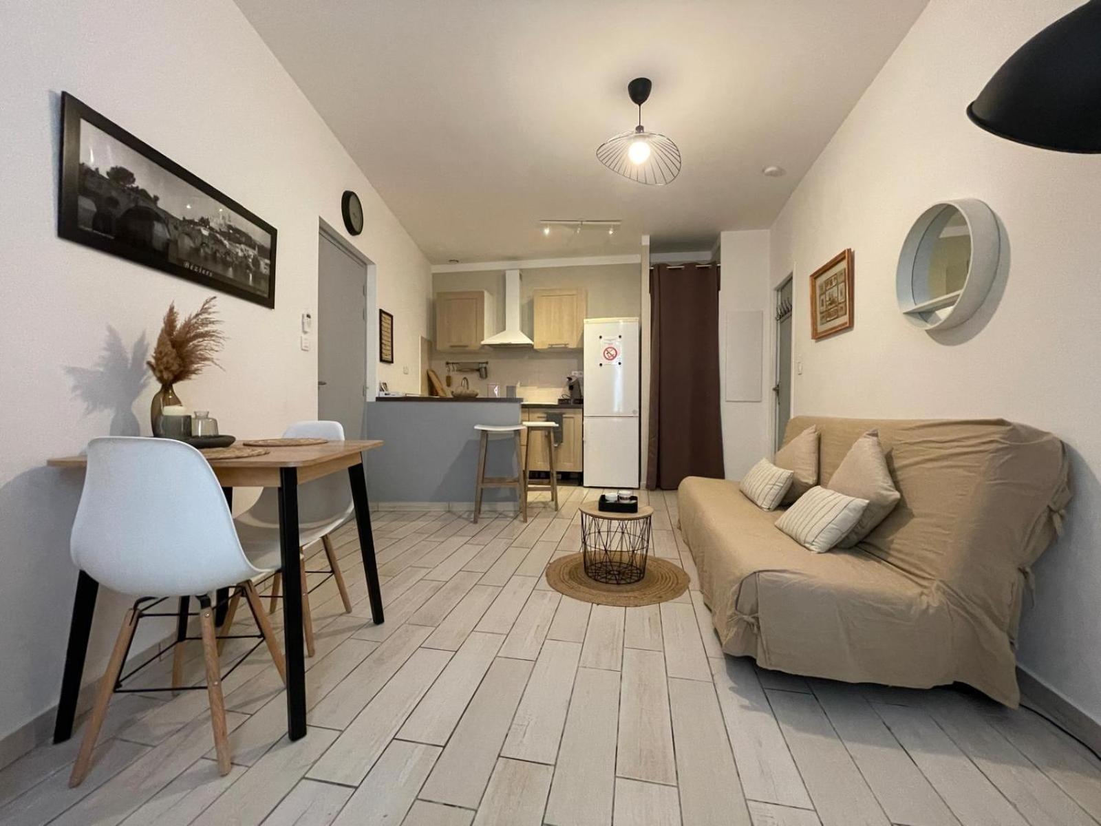 Joli Appartement Hypercentre T2, Classe Meuble De Tourisme 3 Avec Parking Gratuit 贝济耶 外观 照片