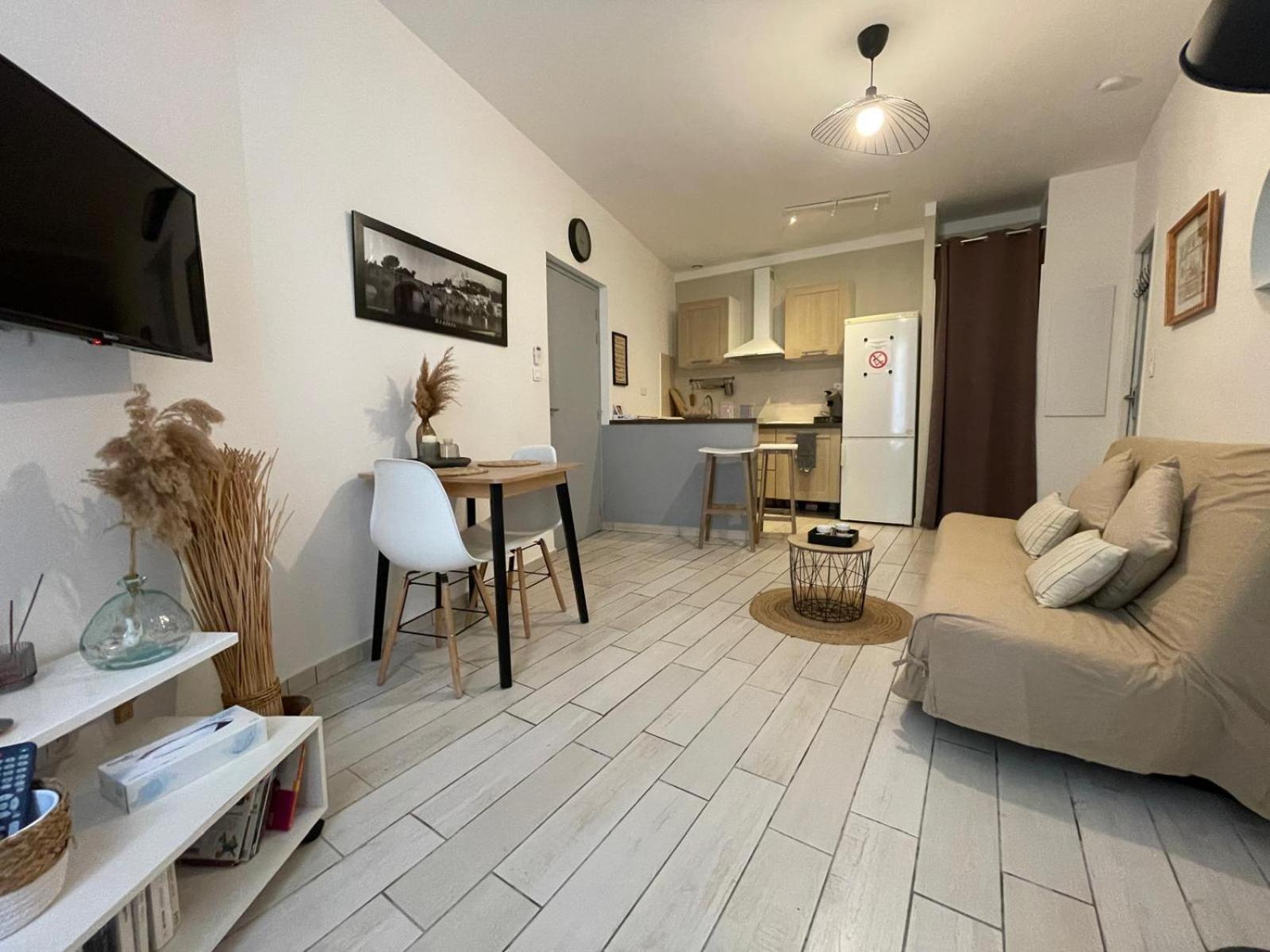 Joli Appartement Hypercentre T2, Classe Meuble De Tourisme 3 Avec Parking Gratuit 贝济耶 外观 照片